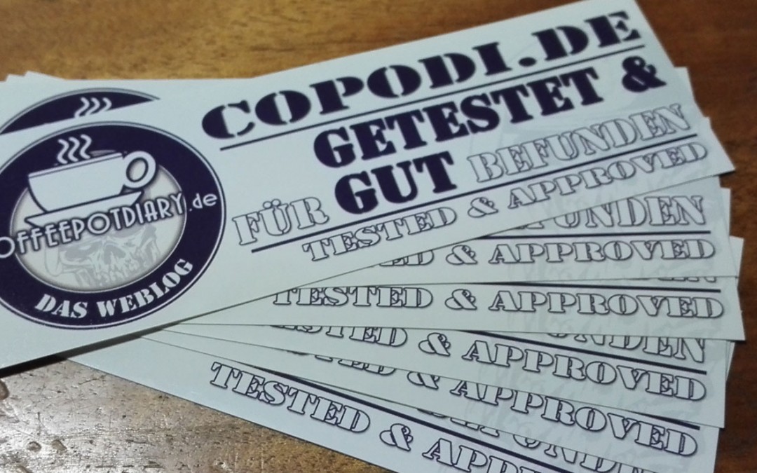 Tested & Approved – der COPODI Sticker